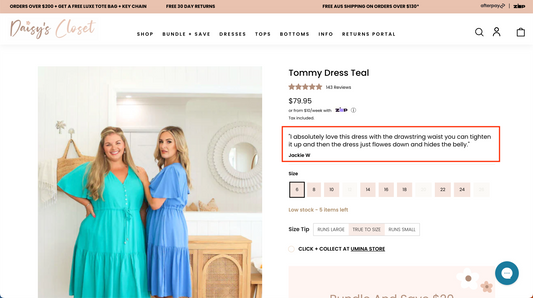 How adding a review snippet can convince your customers to buy?
